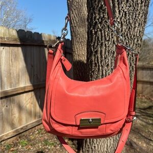Coach Coral Leather “Kristin” Bag